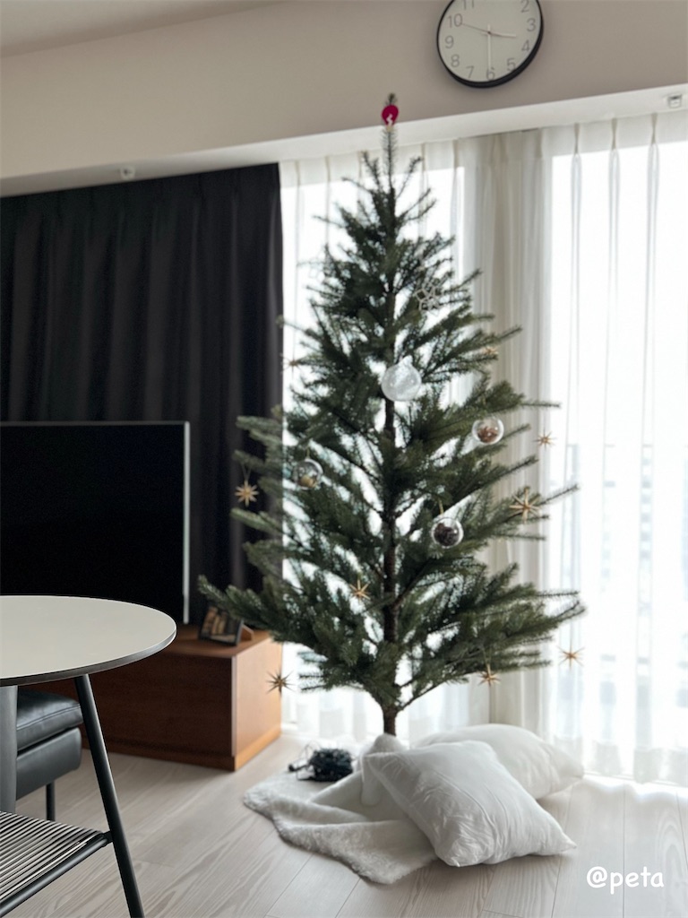 IKEAのクリスマスツリー/210cm